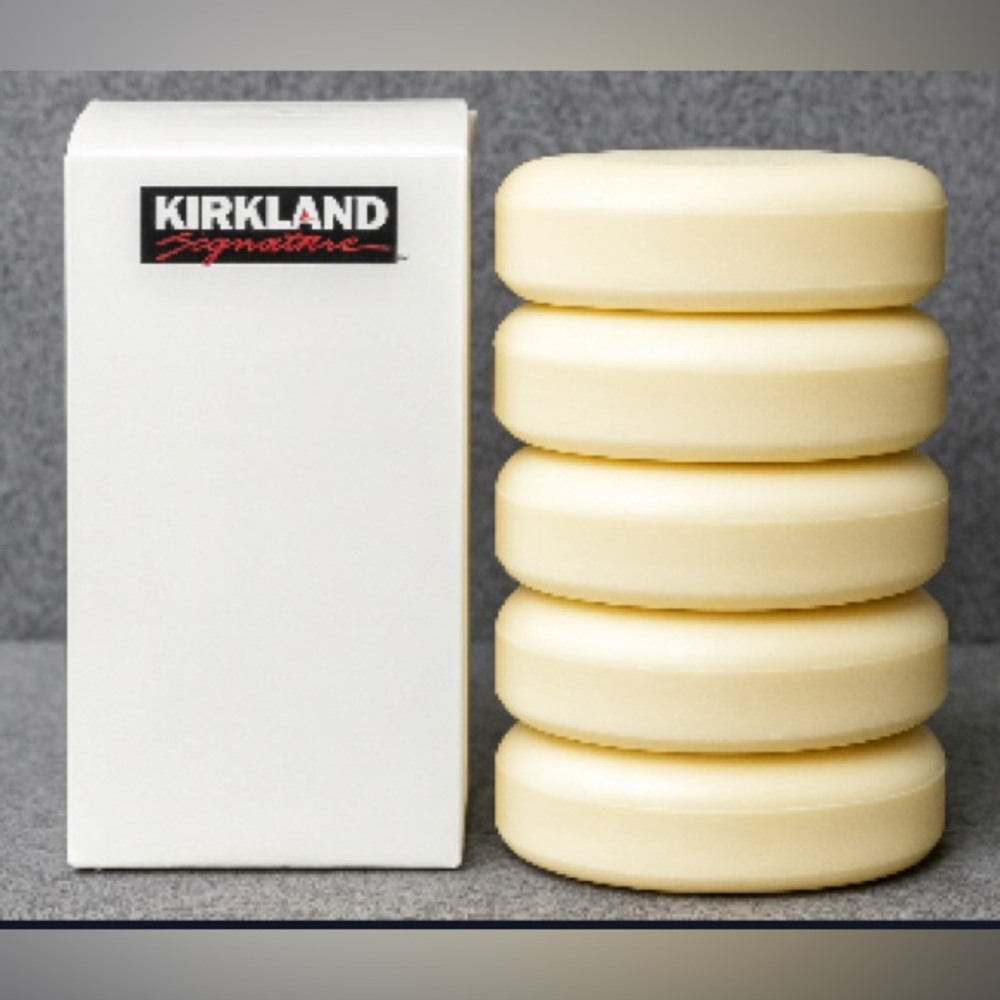 Kirkland Bar Soap 5 Bars-4.5oz each Individually Wrapped New Soap Disc Shipping